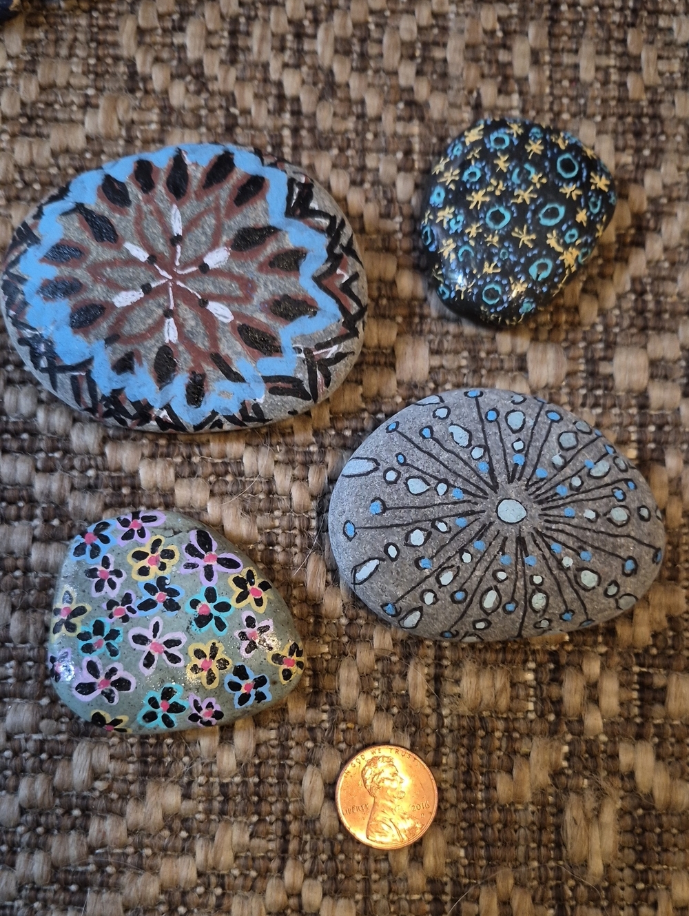 4 Painted Rocks